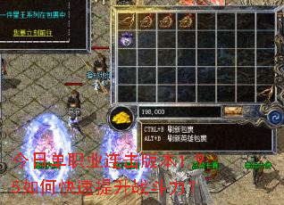 ���յ�ְҵ�����汾1.95��ο�������ս������