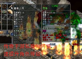 传奇手游私服如何快速提升角色等级? 传奇手游私服如何快速提升角色等级?
