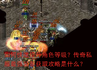 如何快速提升角色等级?传奇私服最强装备获取攻略是什么? 如何快速提升角色等级?传奇私服最强装备获取攻略是什么?