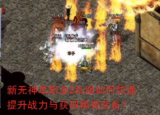 新无神单职业2私服如何快速提升战力与获取稀有装备? 新无神单职业2私服如何快速提升战力与获取稀有装备?