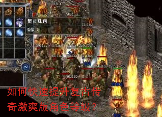 如何快速提升复古传奇激爽版角色等级? 如何快速提升复古传奇激爽版角色等级?