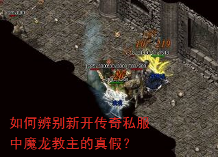 如何辨别新开传奇私服中魔龙教主的真假? 如何辨别新开传奇私服中魔龙教主的真假?